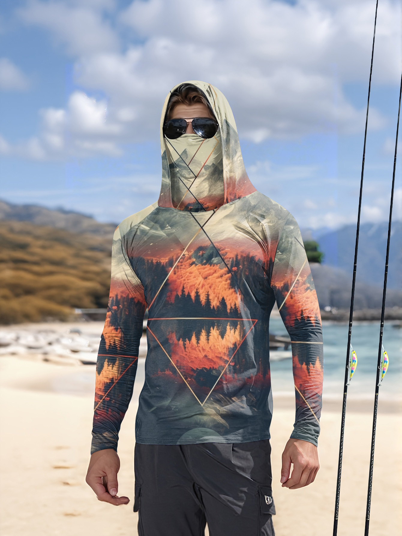 Summer Clothing Trends - Açık Hava Erkek Balıkçı Kapüşonlu Üstü,