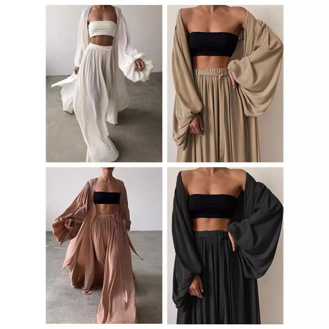 Summer Clothing - Yazlık İlkbahar Kadın Giyim İki Parçalı