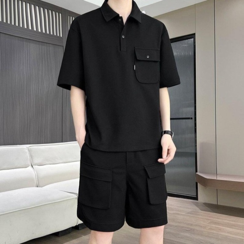 Summer Clothing Sets Men - Erkek Yazlık Kısa Kollu Polo Yaka
