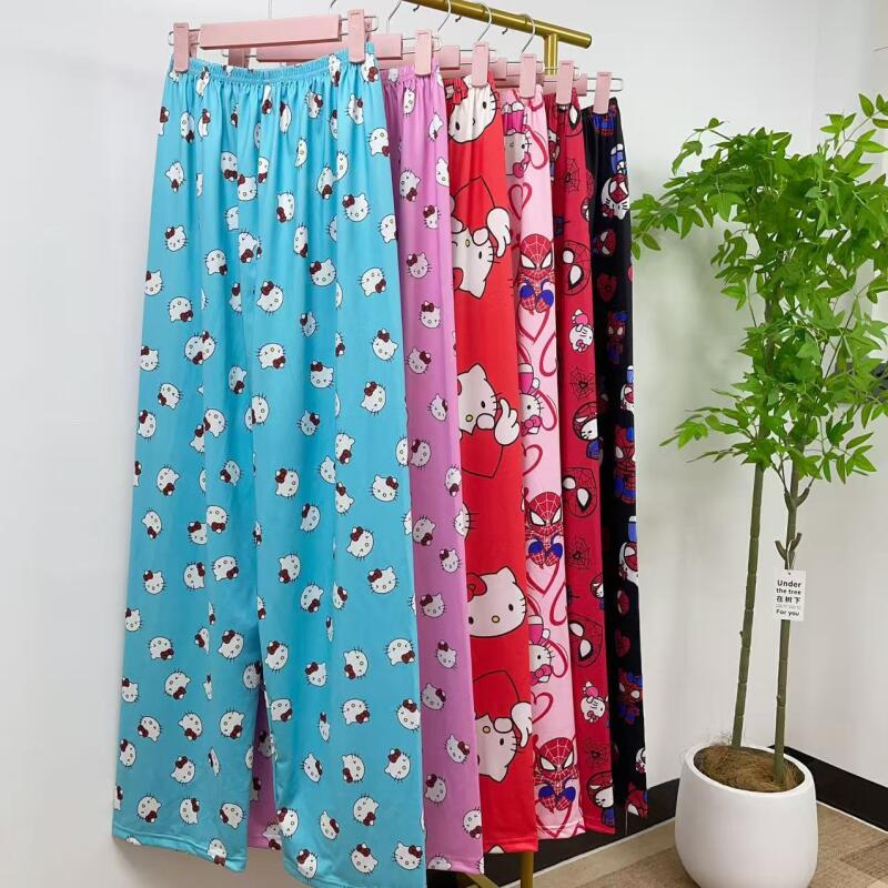 Summer Cloth - Yeni Karikatür Pijama Hello Kitty kadın