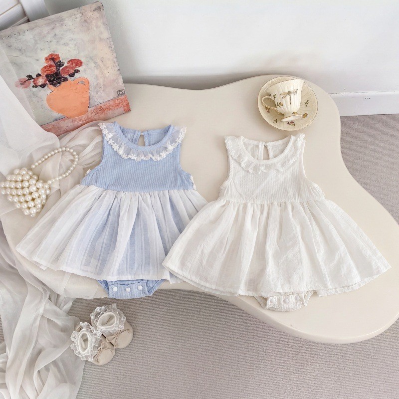 Summer Clothing Wraps - Prenses Elbise Tarzı Bebek Kız Yaz