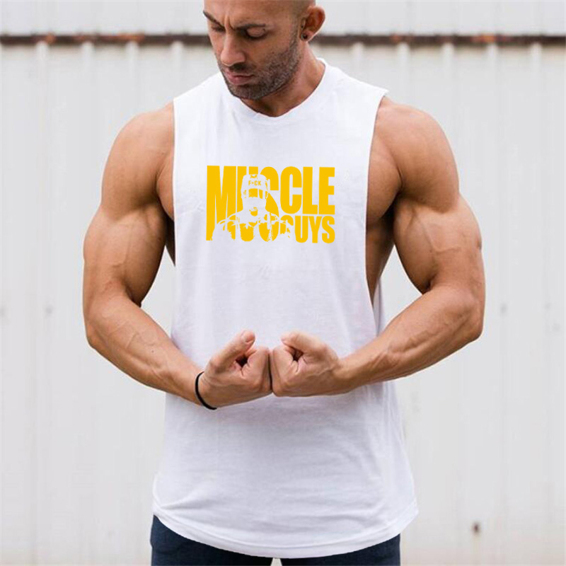 Summer Clothing Drop - Muscleguys koşu yelekleri erkekler spor tankı