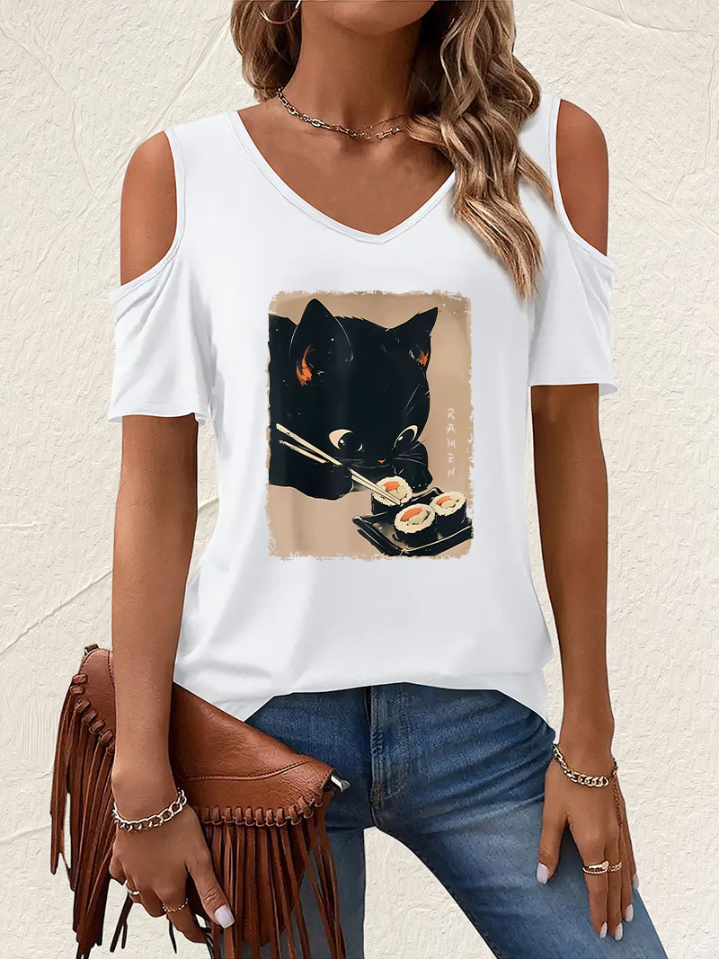 Japon Tarzı Kedi Ramen Yiyor V - Summer Clothing Drop incelemesi ve fiyatı