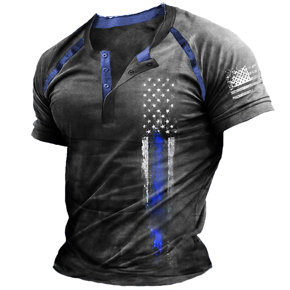 Komik 3D Amerikan Bayrağı Bask - Summer Clothing Men Fashion incelemesi ve fiyatı