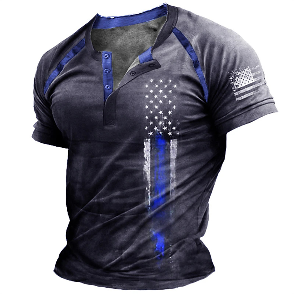 Komik 3D Amerikan Bayrağı Bask - Summer Clothing Men Fashion incelemesi ve fiyatı