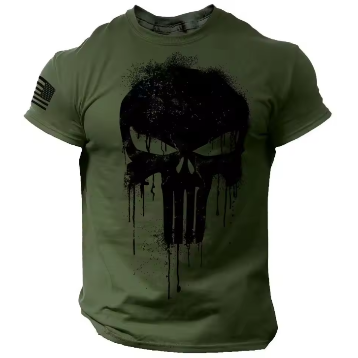 Erkekler için 3D Baskılı Asker - Summer Clothing Drop incelemesi ve fiyatı