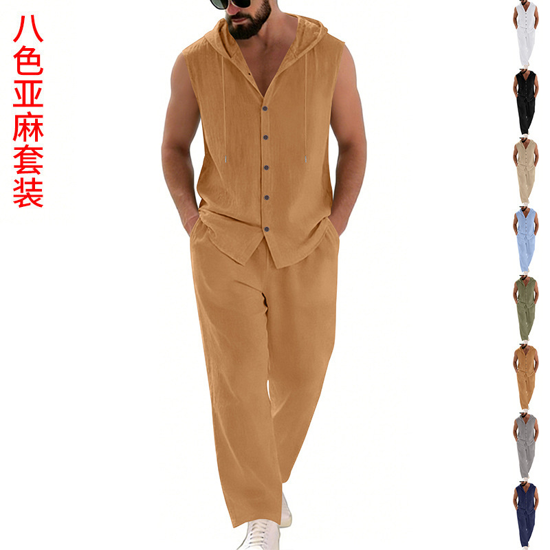 Erkek Günlük Keten Takım Elbis - Summer Clothing incelemesi ve fiyatı