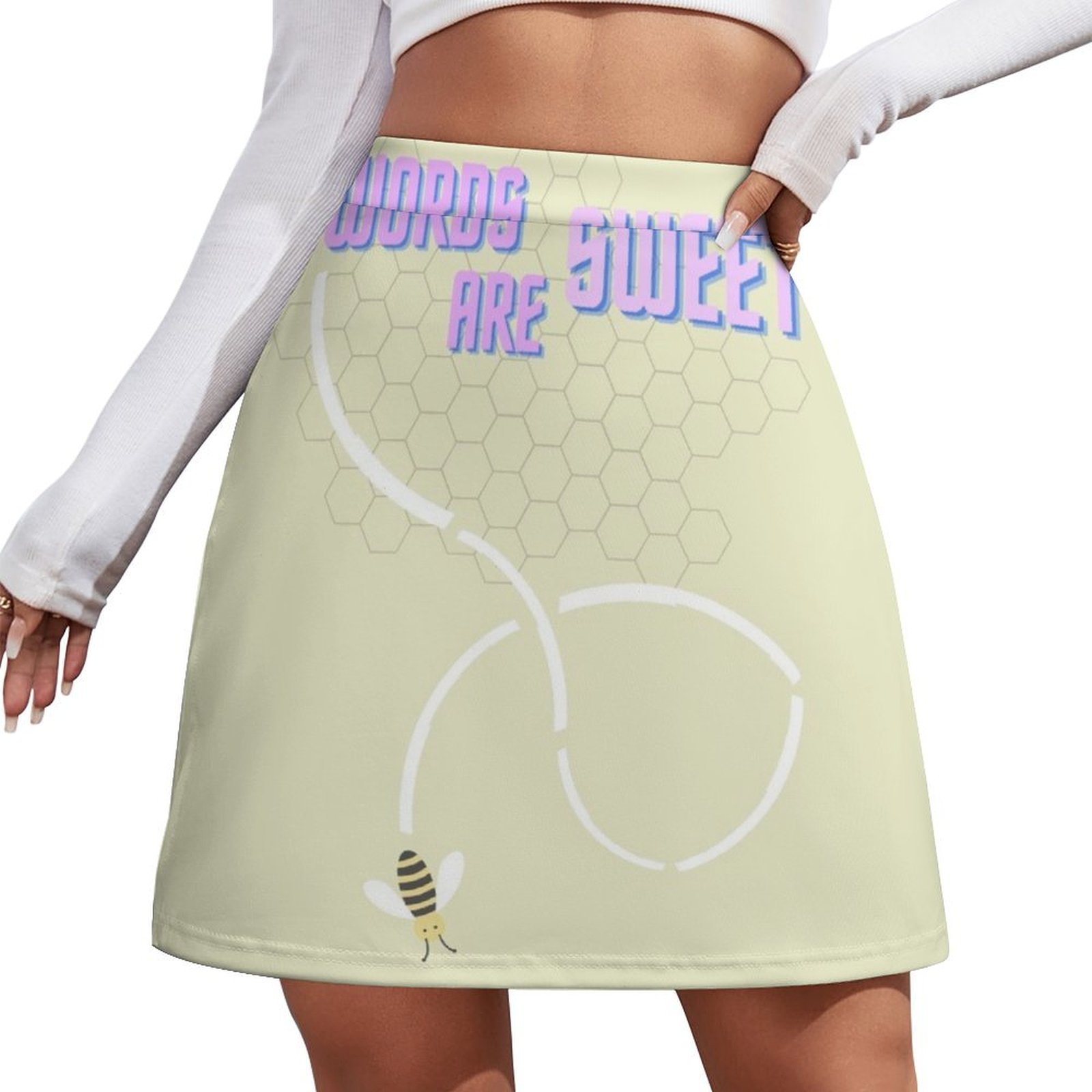 Kelimeler TATLIdır Mini Etek k - Summer Clothing Words incelemesi ve fiyatı